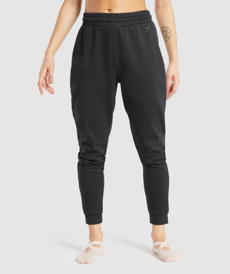 Women\'s Gymshark Studio Jogger Black | CA 610ND5